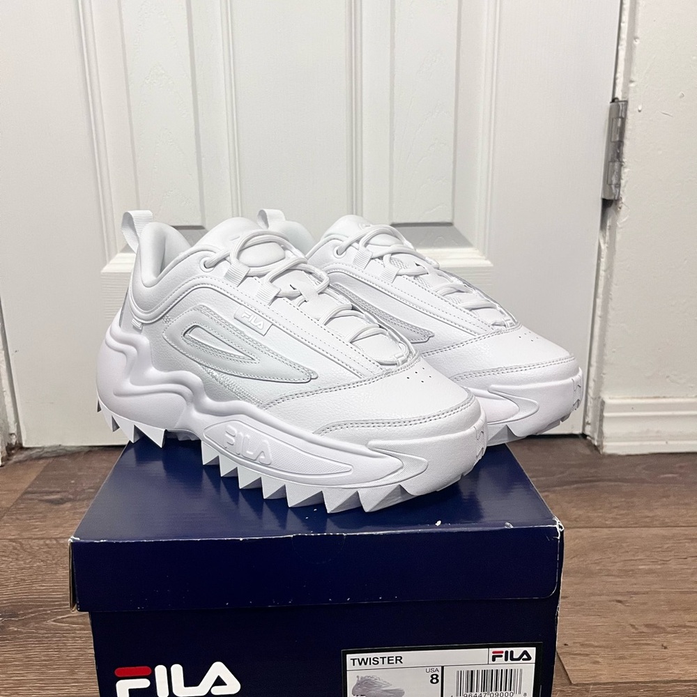 FILA White Twister Sneakers